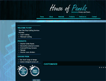 Tablet Screenshot of houseofpanels.com
